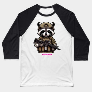 Tactical Raccoon Baseball T-Shirt